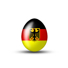 Image showing Egg with the German coat of arms