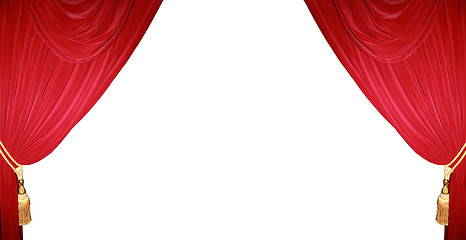 Image showing Theater curtain background