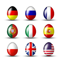 Image showing Egg collection from many countries