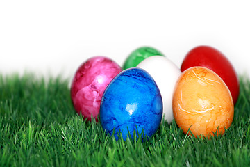 Image showing Easter eggs in color