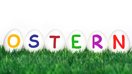 Image showing Easter font