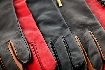 Image showing Leather gloves