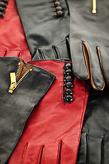 Image showing Leather gloves