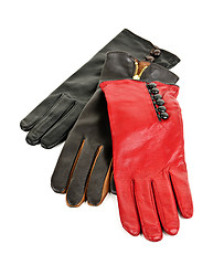 Image showing Leather gloves