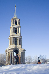 Image showing Venev. Belltower of church