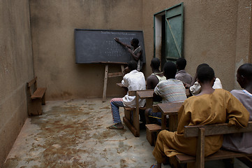 Image showing African student