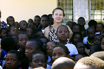 Image showing children orphaned