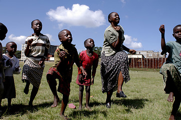 Image showing African children