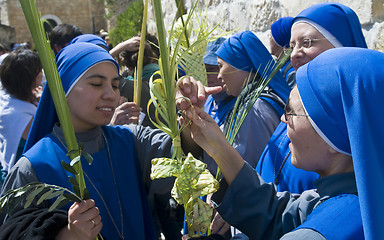 Image showing Jerusalem Palm sunday