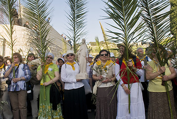 Image showing Jerusalem Palm sunday