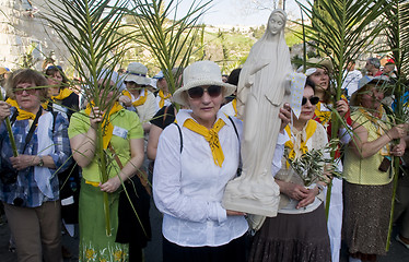 Image showing Jerusalem Palm sunday