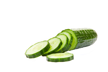 Image showing Sliced Cucumber