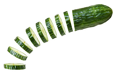 Image showing Floating cucumber