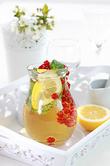 Image showing Refreshing ice tea