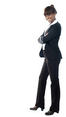Image showing African female manager of a company