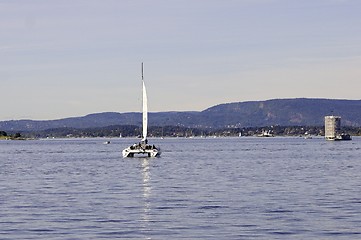 Image showing Sailing boat