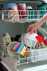 Image showing Washing Dishes