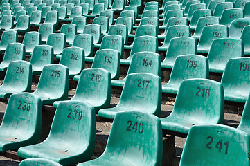 Image showing Green Seats