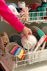 Image showing Washing Dishes