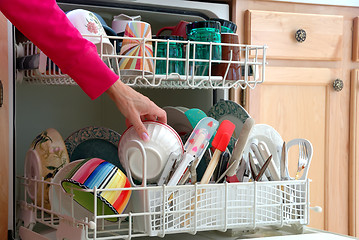 Image showing Washing Dishes