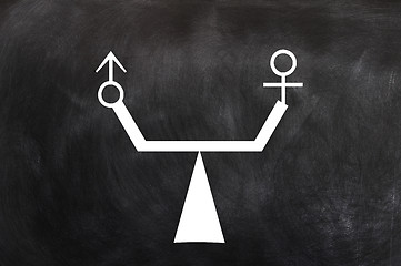 Image showing Balance of male and female