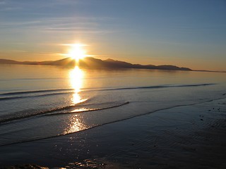 Image showing Beach Sunset