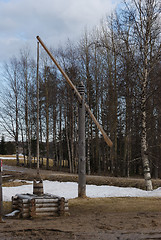 Image showing Wooden well