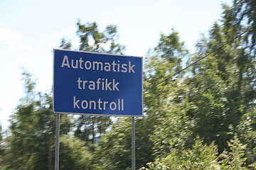 Image showing Traffic sign