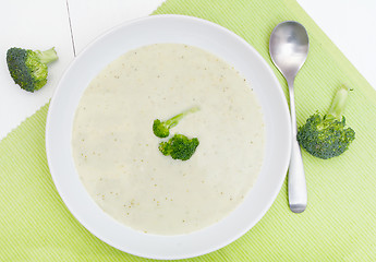 Image showing Cream of Broccoli Soup