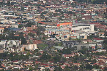 Image showing wollongong city and suburbs