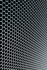 Image showing abstract metallic grid