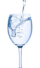 Image showing pouring water into glass