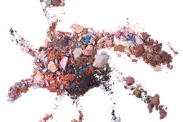 Image showing crushed eyeshadows