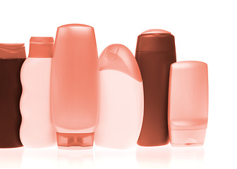 Image showing cosmetic bottles