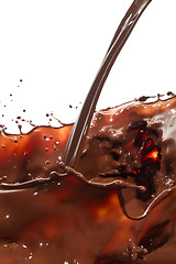 Image showing pouring chocolate