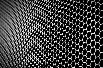 Image showing abstract metallic grid