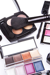 Image showing set of cosmetic makeup products