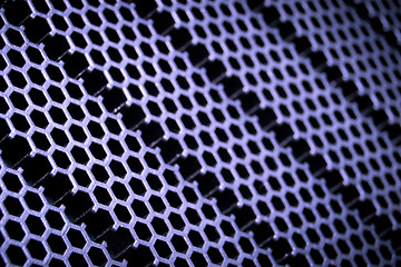 Image showing abstract metallic grid