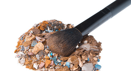 Image showing crushed eyeshadows