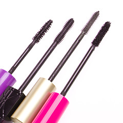 Image showing mascara set isolated