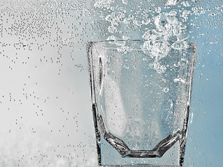 Image showing glass with bubbles