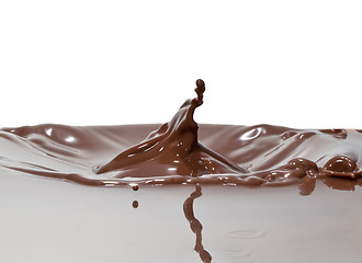 Image showing chocolate splash