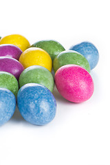 Image showing easter eggs isolated