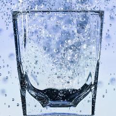 Image showing glass with bubbles