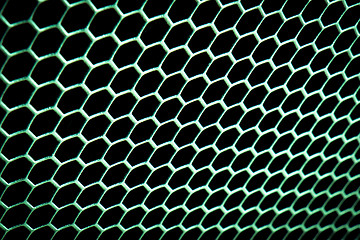 Image showing abstract metallic grid