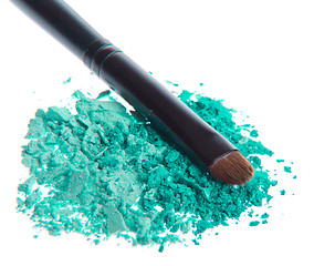 Image showing crushed eyeshadows