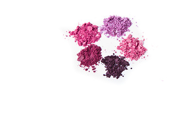 Image showing crushed eyeshadow