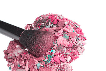 Image showing crushed eyeshadows