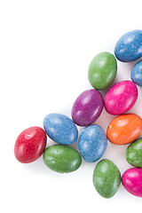 Image showing easter eggs isolated