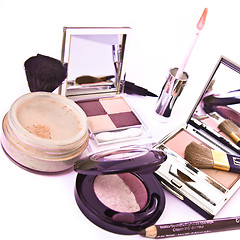 Image showing makeup collection